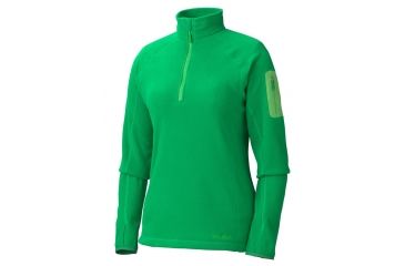 Image of Marmot Flashpoint Half Zip LS - Women's-Small-Dark Fern