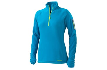 Image of Marmot Flashpoint Half Zip LS - Women's-Large-Atomic Blue