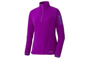 Image of Marmot Flashpoint Half Zip LS - Women's-Large-Dark Berry