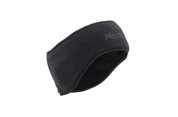 Image of Marmot Fleece Earband - Men's-Black-One Size
