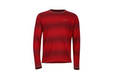 Image of Marmot Folsom Reversible Long Sleeve Shirt - Men's, Port, Small 44720-6245-S