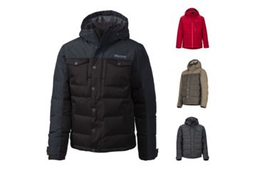 Image of Marmot Fordham Jacket - Mens, Black, Brick, Cavern, Onyx/Dark Steel