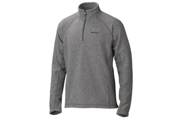 Image of Marmot Gates 1/2 Zip - Mens-Steel Heather-Small