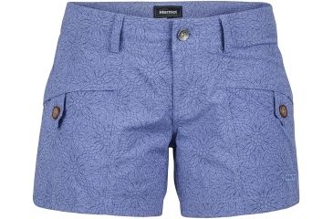Image of Marmot Ginny Short - Women's-Dusty Denim Barcelona-5 in-6
