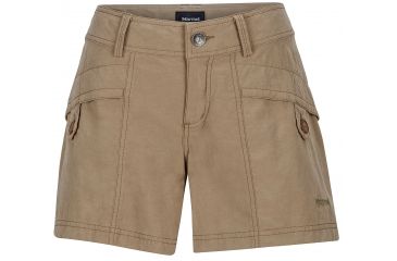 Image of Marmot Ginny Short - Women's-Desert Khaki-5 in-4
