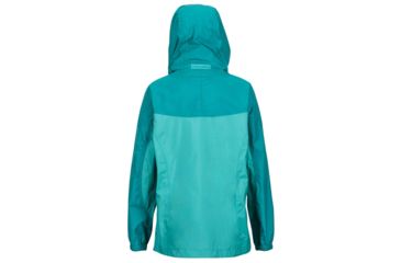 Image of Marmot Girls Precip Jacket, Teal Tide/Malachite, L 55680-3662-L