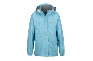 Image of Marmot Girls Precip Jacket, Sky High, Extra Small 55680-3663-XS