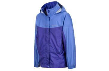 Image of Marmot Girls Precip Jacket, Lilac/Electric Purple, Extra Small 55680-6982-XS