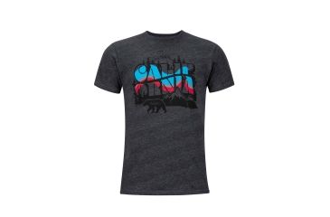 Image of Marmot Greenery Short Sleeve T-Shirt - Mens, New Charcoal Heather, Extra Large 42410-1837-XL