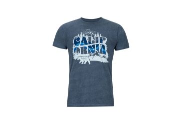 Image of Marmot Greenery Short Sleeve T-Shirt - Mens, Navy Heather, Extra Large 42410-8550-XL