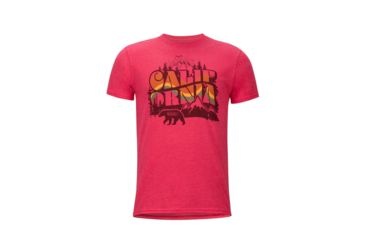 Image of Marmot Greenery Short Sleeve T-Shirt - Mens, Red Heather, Small 42410-8554-S