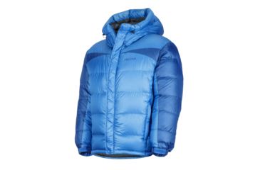 Image of Marmot Greenland Baffled Jacket - Men's, Clear Blue/Dark Cerulean, Medium 5067-3692-M