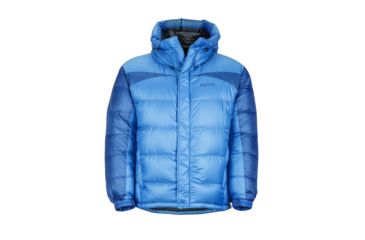 Image of Marmot Greenland Baffled Jacket - Men's, Clear Blue/Dark Cerulean, Medium 5067-3692-M