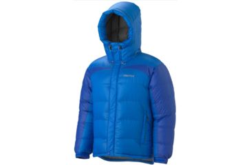 Image of Marmot Greenland Baffled Jacket - Men's-Small-Blue Ocean/Surf