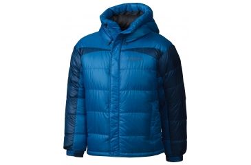 Image of Marmot Greenland Baffled Jacket - Men's-Cobalt Blue/Blue Night-Large