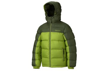 Image of Marmot Guides Down Hoody - Boy's-Green Lichen/Greenland-Large