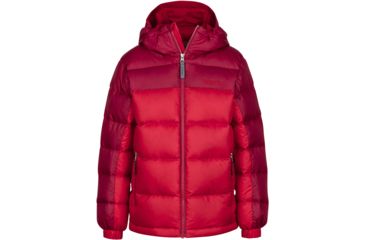 Image of Marmot Guides Down Hoody - Boy's-Team Red/Brick-Medium