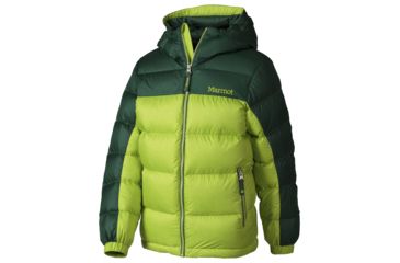 Image of Marmot Guides Down Hoody - Boys-Vermouth/Deep Forest-Large