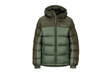 Image of Marmot Guides Down Hoody - Boys, Crocodile/Rosin Green, Large, 73700-4850-L