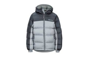 Image of Marmot Guides Down Hoody - Kid's, Grey Storm/Dark Steel, Small, 73700-1819-S