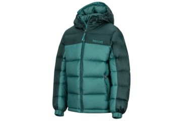 Image of Marmot Guides Down Hoody - Boys, Mallard Green/Dark Spruce, L, 73700-4903-L