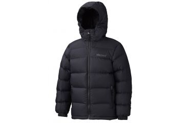 Image of Marmot Guides Down Hoody - Girls-Green Frost/Green Garnet-Medium