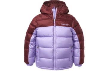 Image of Marmot Guides Down Hoody - Kids, Paisley Purple/Port Royal, Extra Large, 73700-20704-XL