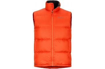Image of Marmot Guides Down Vest - Men's-Mars Orange-Small