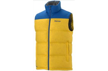 Image of Marmot Guides Down Vest - Men's-Small-Gargoyle/Slate Grey