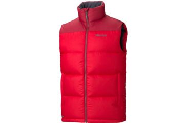 Image of Marmot Guides Down Vest - Men's-Small-Team Red / Brick