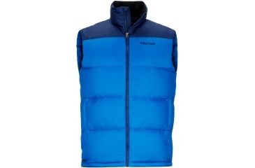Image of Marmot Guides Down Vest - Men's-True Blue/Arctic Navy-X-Large
