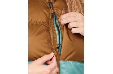 Image of Marmot Guides Down Vest - Womens, Hazel/Blue Agave, Small, M14839-22493-S