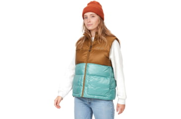 Image of Marmot Guides Down Vest - Womens, Hazel/Blue Agave, Small, M14839-22493-S