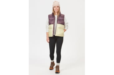 Image of Marmot Guides Down Vest - Womens, Hazy Purple/Wheat, Extra Large, M14839-22494-XL