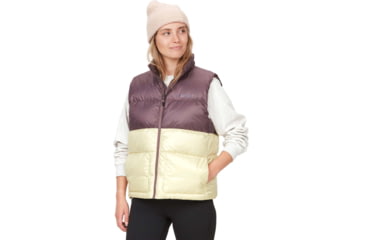 Image of Marmot Guides Down Vest - Womens, Hazy Purple/Wheat, Extra Large, M14839-22494-XL