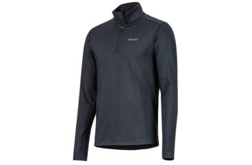 Image of Marmot HeavyWeight Morph 1/2 Zip Base Layer Top - Mens, Black, M, 10980-001-M