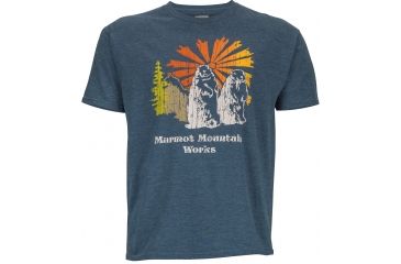 Image of Heritage Short Sleeve Tee - Mens-Navy Heather-XX-Large