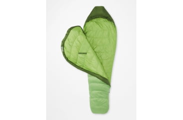 Image of Marmot Hydrogen Sleeping Bag, Long, Foliage/Kiwi, Left Zipper, M14403-21795-LZ