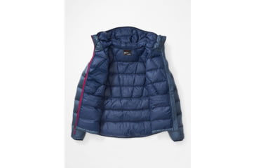 Image of Marmot Hype Down Hoody - Womens, Arctic Navy/Wild Rose, Small, 79310-5996-S