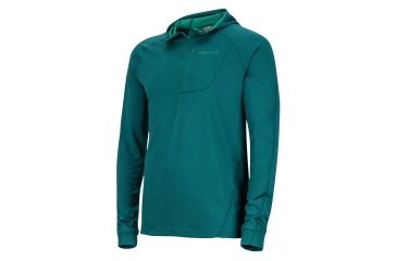 Image of Marmot Indio 1/2 Zip Fleece Jacket - Mens, Deep Teal, Small 73480-2209-S
