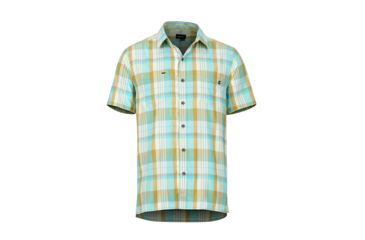 Image of Marmot Innesdale Short Sleeve Shirt - Mens, Sunny, Extra Large, 42320-9860-XL