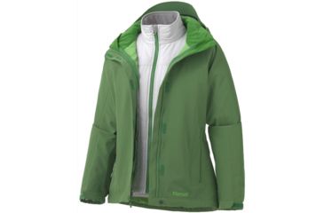 Image of Marmot Intervale Component Jacket - Women's-Small-Green Olive