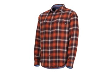 Image of Marmot Jasper Midweight Flannel Long Sleeve - Mens, Burgundy, Extra Large, 44500-6995-XL