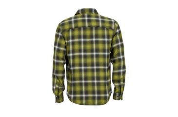 Image of Marmot Jasper Midweight Flannel Long Sleeve - Mens, Fatigue, Medium, 44500-7753-M