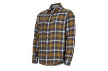 Image of Marmot Jasper Midweight Flannel Long Sleeve - Mens, Slate Grey, Extra Large, 44500-1440-XL