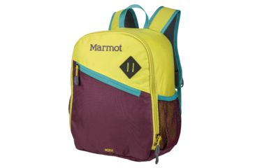 Image of Marmot Kid's Root Backpack-Green Spice/Deep Purple