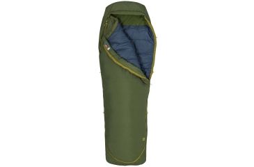 Image of Marmot Kona 30 Sleeping Bag, Long, Tree Green Heather, Long 6ft 6in, LZ 39940-8276-Long: 6'6&quot; / LZ