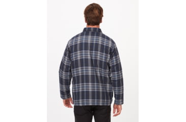Image of Marmot Lanigan Flannel Chore Coat - Mens, Arctic Navy, Extra Large, M13200-2975-XL