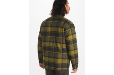 Image of Marmot Lanigan Flannel Chore Coat - Mens, Nori, Large, M13200-4859-L