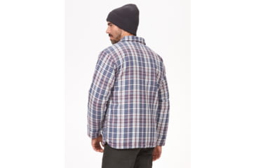 Image of Marmot Lanigan Flannel Chore Coat - Mens, Sleet, Extra Large, M13200-504-XL